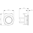 3SU1061-0JB40-0AA0 Siemens Drucktaster, beleuchtet, 30mm, rund, Metall, matt, g Produktbild Additional View 1 S