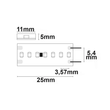 113160 Isoled LED CRI940 Linear Flexband, 24V, 15W, IP54, neutralweiß Produktbild Additional View 1 S
