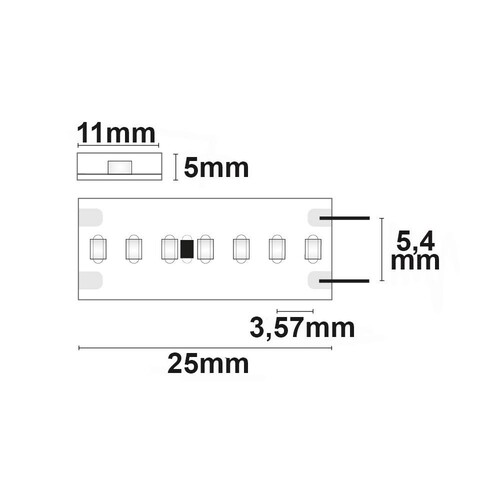 113160 Isoled LED CRI940 Linear Flexband, 24V, 15W, IP54, neutralweiß Produktbild Additional View 1 L