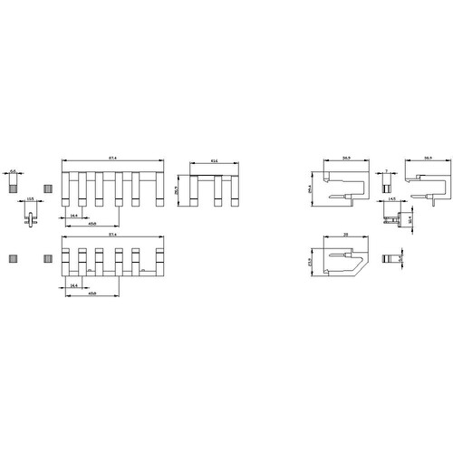 3RA2923-2BB2 Siemens Verdrahtungsbausatz, Schraub elektrisch Produktbild Additional View 1 L