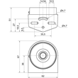 WE260 700 06 Werma Mini Winkel Kabelverschraubung GY Produktbild Additional View 1 S