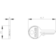 3SU1950-0FB80-0AA0 Siemens Schlüssel für Schlüsselschalter RONIS, Schließnummer  Produktbild Additional View 1 S