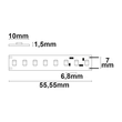 113558 Isoled LED CRI840 High Lumen CC Flexband, 24V, 21W, IP20, neutralweiß Produktbild Additional View 2 S