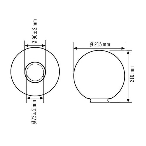 EL10026164 Esylux Monza Ersatzglas Produktbild Additional View 1 L