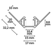 113817 Isoled LED Fliesenprofil Inneneck, 200cm Produktbild Additional View 1 S