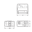 893-261 Wago Einspeisemodul,für Flachleitung,5 x 2,5 mm² + 2 x 1,5 mm², Produktbild Additional View 1 S