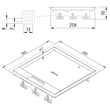 15957 Trayco FS HC15 CE SQ 260 SS304 Klappd. quadr. Teppichrand B=258mm, L=2 Produktbild