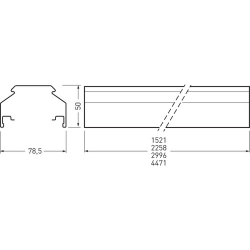 7265700 Trilux 07650Fi L450 7LV 225 03 IP64 Produktbild Additional View 2 L