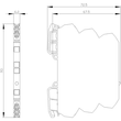 3RQ3038-2AF00 Siemens Eingangskoppelglied, Relaiskoppler, 1W, Produktbild Additional View 3 S