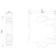 3UG4825-1CA40 Siemens Überwachungsrelais, digital, WANDLER 3U Produktbild Additional View 3 S