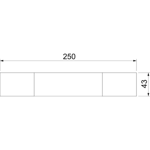 7214734 Obo KS K DE Kennzeichnungsschild für Kanalsysteme Polyvinylchlorid Produktbild Additional View 1 L
