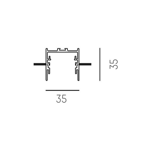 577-41200 Molto Luce RIDE TRIMLESS-LEERPROFIL Produktbild Additional View 1 L