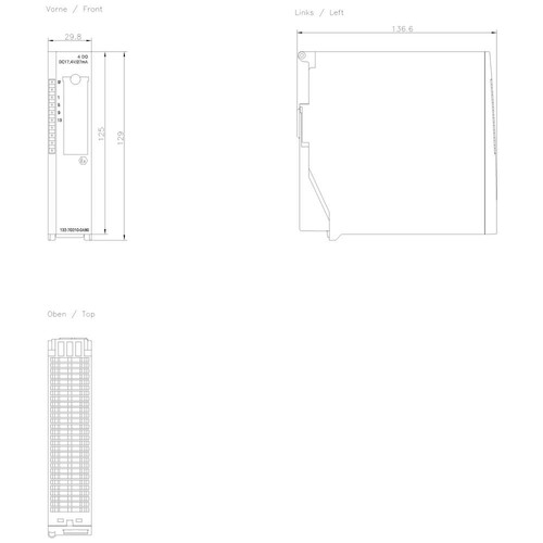 6ES7132-7GD10-0AB0 Siemens SIMATIC ET 200iSP 4DO DC 17,4 V/27 mA SHUT DOWN L Produktbild Additional View 3 L