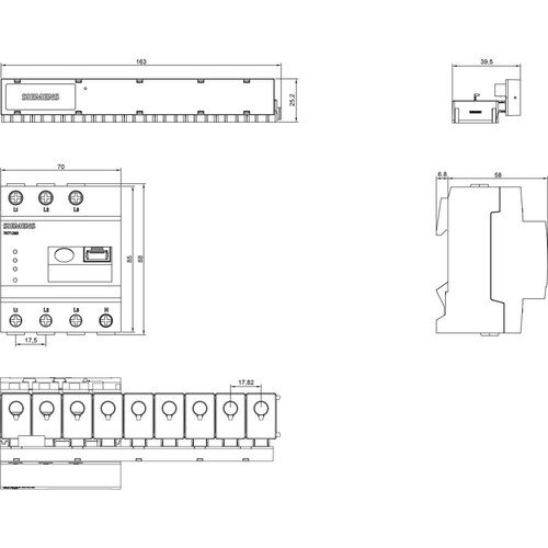 7KT1222 Siemens Starter-Kit 18 2x 9 Sensorleisten inkl. 18 und 1x Daten-Man Produktbild Additional View 2 L