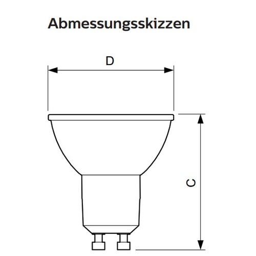 30-752517 Molto Luce Leuchtmittel LED 5W GU10 2700K Produktbild Additional View 1 L