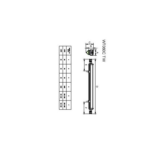 36010299 PhilipsLeuchten WT060C LED36S/840 PSU TW1 L1200 Produktbild Additional View 2 L