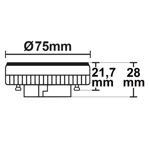 114409 ISOLED GX53 LED 6W 3000K Produktbild Additional View 1 L