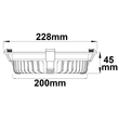 114194 ISOLED LED Downlight UGR19 35W rund Colorswitch 3000/3500/4000K dimmbar Produktbild Additional View 2 S