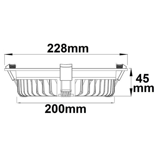 114194 ISOLED LED Downlight UGR19 35W rund Colorswitch 3000/3500/4000K dimmbar Produktbild Additional View 1 L