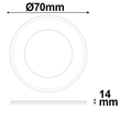 113761 Isoled Sys Slim LED Ein  und Unterbauleuchte silber, 3W, 24V DC, IP5 Produktbild Additional View 2 S