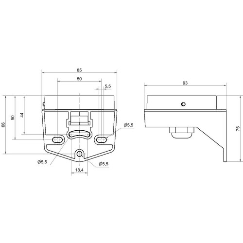 WE261 700 06 Werma Midi Winkel Kabelverschr. WM GY Produktbild Additional View 1 L