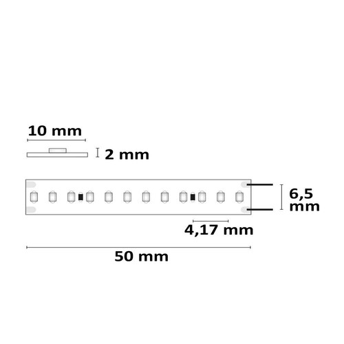 114242 Isoled LED CRI940 LINEAR 48V-FLEX 13W, IP20, 4000K, 20 METER Produktbild Additional View 1 L