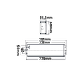 114222 Isoled LED PWM-TRAFO 48V/DC, 0-250W, 1-10V DIMMBAR, IP67 Produktbild Additional View 1 S