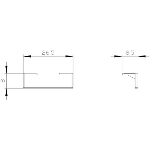 LZS:PT17040 Siemens Beschriftungsschild 26mm für RT Relais Produktbild Additional View 1 L