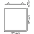 4058075402881 Ledvance PL 600 RECESSED MOUNT FRAME FS1 Produktbild Additional View 1 S