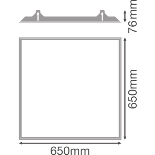 4058075402904 Ledvance PL 625 RECESSED MOUNT FRAME FS1 Produktbild Additional View 1 L