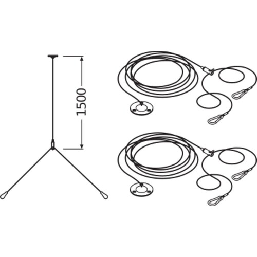 4058075402928 Ledvance PL SUSPENSION KIT Produktbild Additional View 1 L