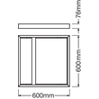 4058075472914 Ledvance PL 600 SURFACE MOUNT KIT H75 Produktbild Additional View 1 S