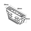 117654 Isoled 3 Phasen Linear Verbinder isoliert, schwarz Produktbild Additional View 1 S