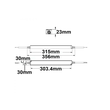 114221 ISOLED LED Trafo 24VDC 150W IP65 slim Produktbild Additional View 1 S