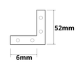 113435 Isoled Eckverbinder für Profil DIVE24/DIVE24 FLAT/SURF12 RAIL/SURF24/S Produktbild Additional View 1 S