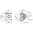 540121 Dehn AK 8.10 AQ4 50 TE20 25 V4A Anschlussklemme NIRO (V4A) f. Tiefenerd Produktbild Additional View 1 S