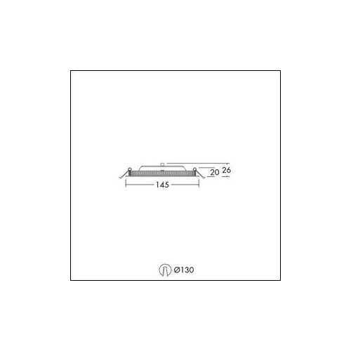 96632685 Thorn ZOE VARIO LED DL 130 700 830/35/40 Produktbild Additional View 1 L