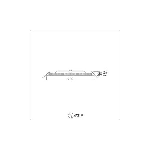 96632688 Thorn ZOE VARIO LED DL 210 2000 830/35/40 Produktbild Additional View 1 L