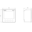 7KM3220-0BA01-1DA0 Siemens SENTRON PAC32 PAC3220 LCD 96X96 mm Power Monitoring Produktbild Additional View 2 S