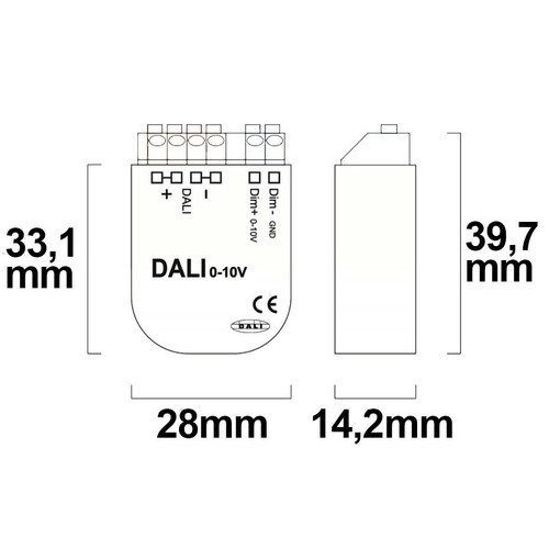 113551 Isoled DALI auf 0 10V/1 10V Signal Konverter Produktbild Additional View 1 L