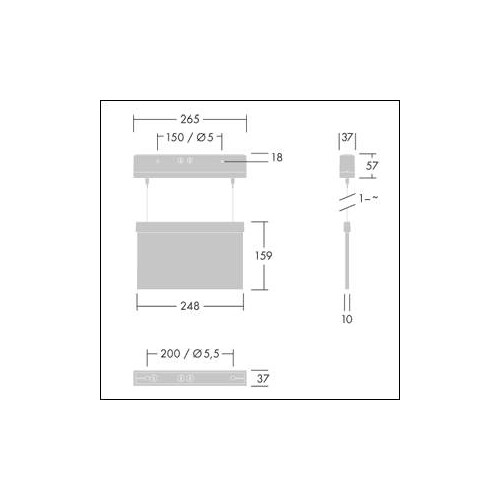 96222364 Thorn VOYAGER STYLE 115 MS WF15 E3T S SM S WH Produktbild Additional View 1 L