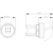 3SU1050-3EA10-0AA0 Siemens Kippschalter, 22mm, rund, Metall, hochglanz, schwarz, Produktbild Additional View 1 S
