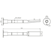 419051 Dehn Kupfer-Kabel-Erdungsbrücke D BEB 5-FLEX / EBS 15-03-19 (3014117) Produktbild Additional View 2 S