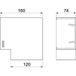 6132763 Rehau BRK FW70110 rws Flachwinkel SIGNA BASE 70x110 9010 Poly Produktbild Additional View 1 S