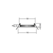 12215073 Brumberg LED Einbau Panel 24V, Ø140mm, 10W, 3000 Produktbild Additional View 1 S