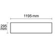 113509 Isoled LED Panel Business Line 1200 UGR19 2H, 36W, Rahmen weiß, neutra Produktbild Additional View 1 S