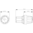 3SU1000-2AS60-0AA0 Siemens Knebelschalter, 22mm, rund, Kunststoff, Produktbild Additional View 1 S