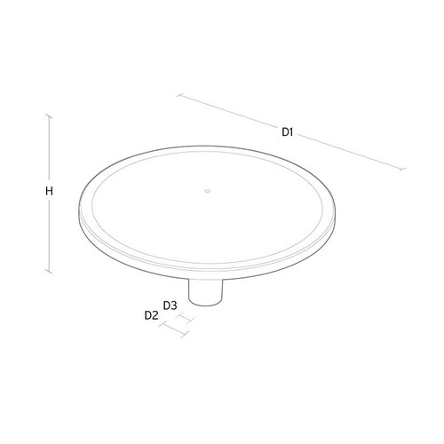 8246090630 SG Leuchten PLACE 28W LED 3000K Ra  80 CD, schwarz Produktbild Additional View 1 L