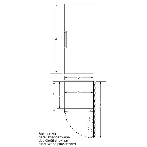 GSN54AWDV Bosch Stand Gefrierschrank 176x70cm weis NoFrost Produktbild Additional View 5 L