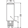 4058075432277 Osram LEDSPIN403XD 4W/827 230V G9 FS1 Produktbild Additional View 3 S